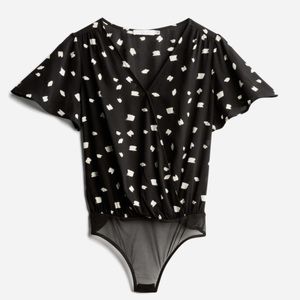 Lush Kona Surplice Style Bodysuit Blouse